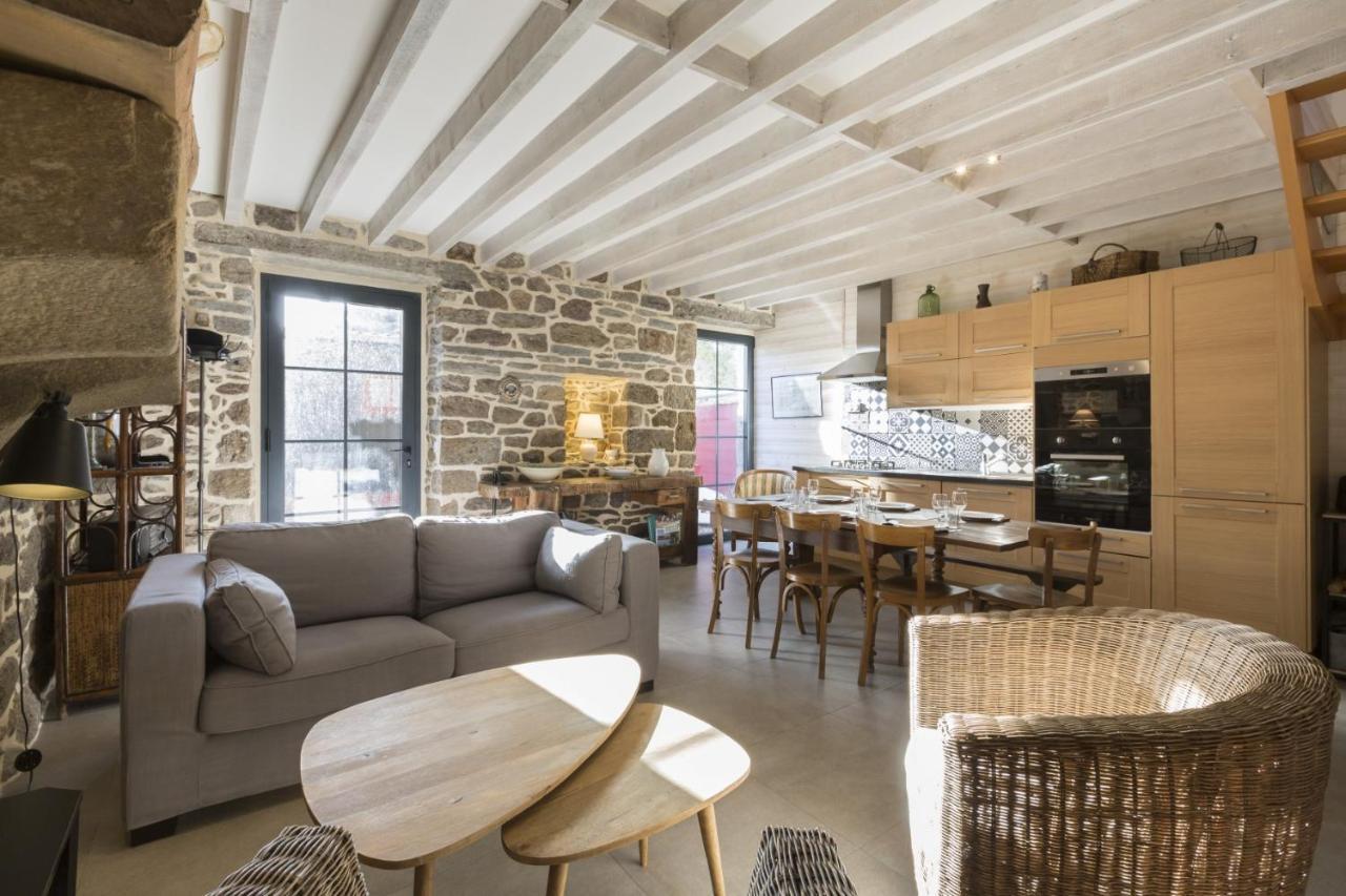Saint Malo, Le Pont, Maison Plage A 100M Villa Bagian luar foto