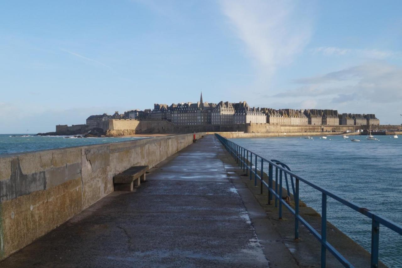 Saint Malo, Le Pont, Maison Plage A 100M Villa Bagian luar foto