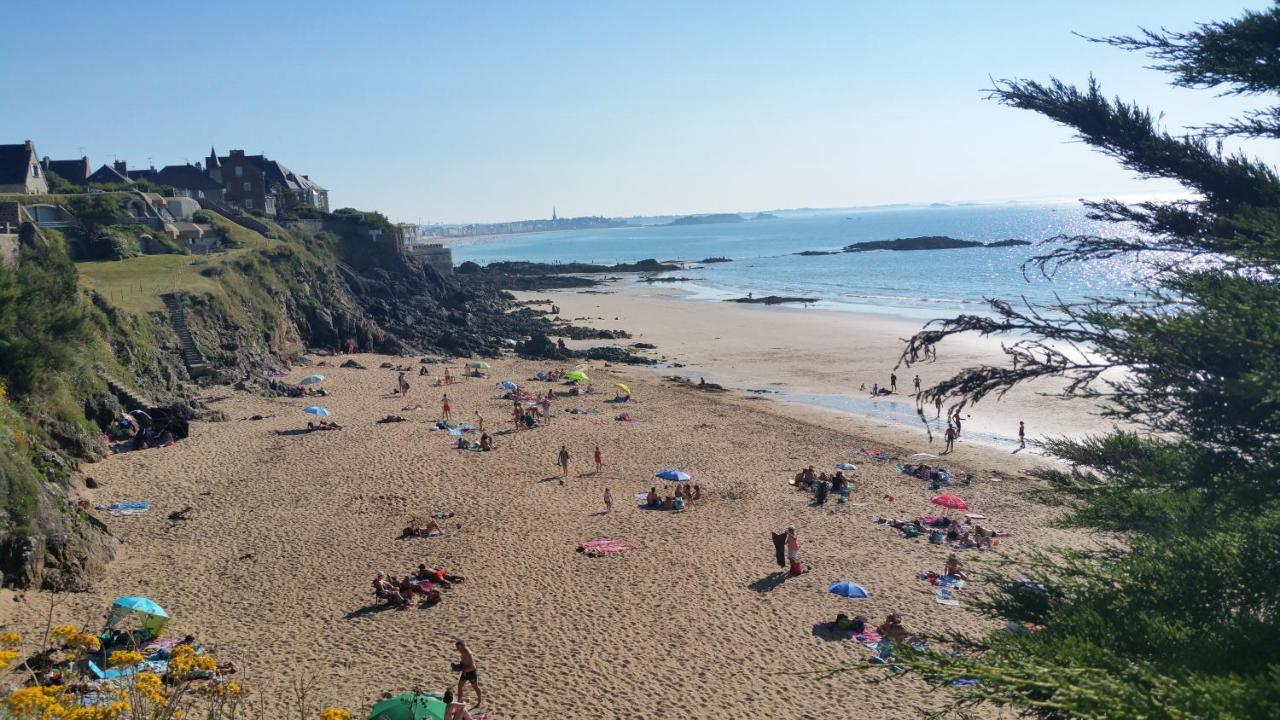 Saint Malo, Le Pont, Maison Plage A 100M Villa Bagian luar foto